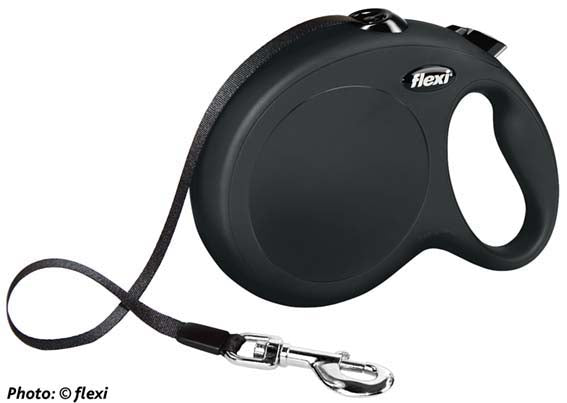 Flexi New CLASSIC L: 8 m band - Svart