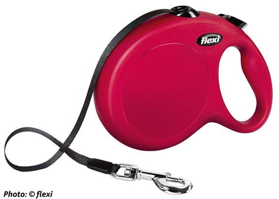 Flexi New CLASSIC L: 8 m band - Röd