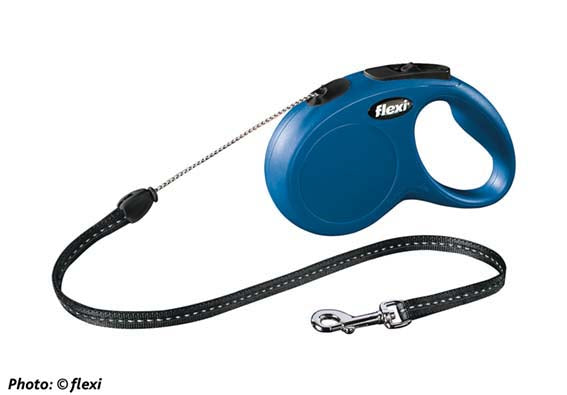 Flexi New CLASSIC S: 5 m rep - Blå