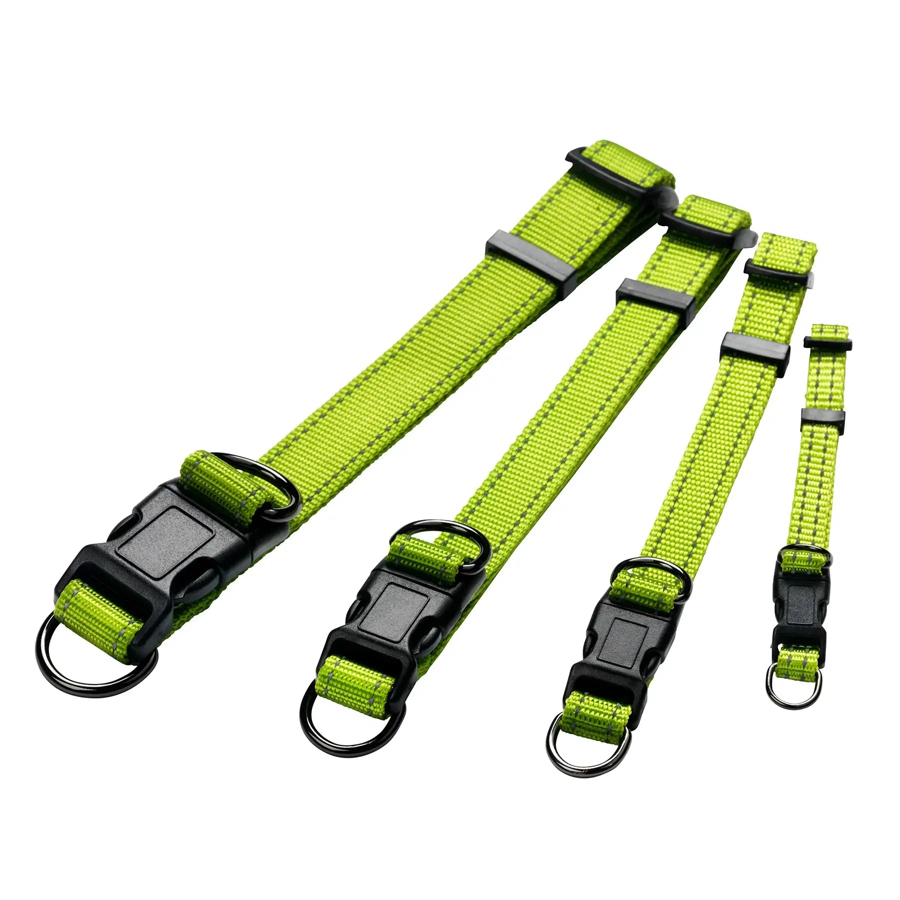 Dogman Iris Ställbart Hundhalsband - Grön