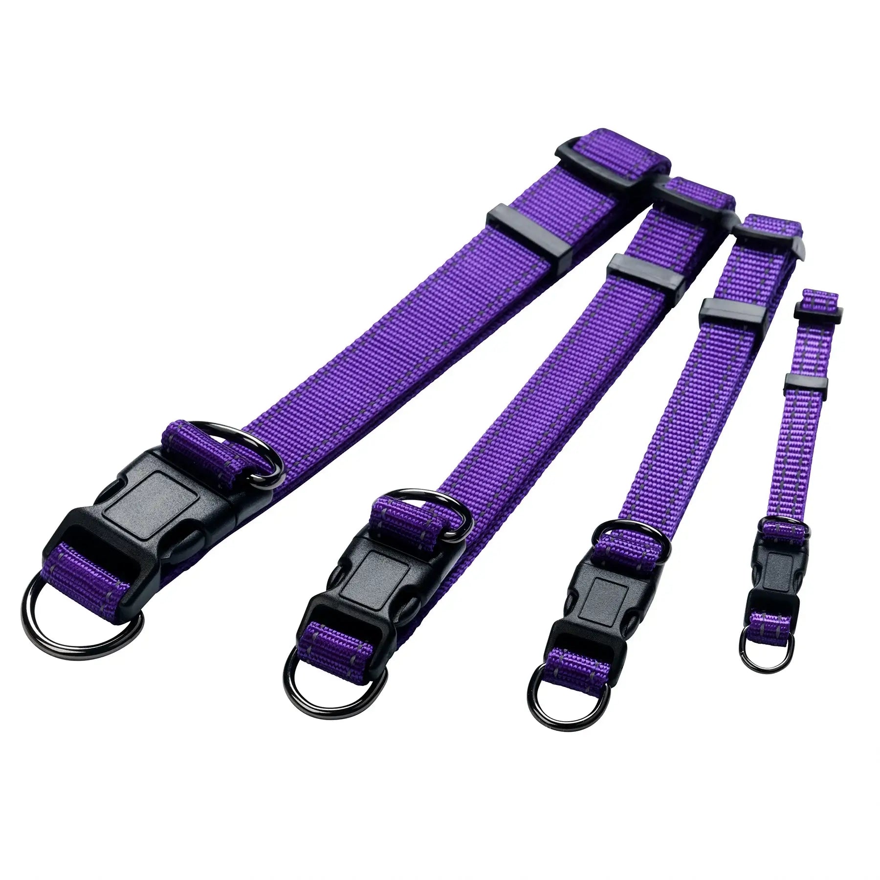 Dogman Iris Ställbart Hundhalsband - Lila