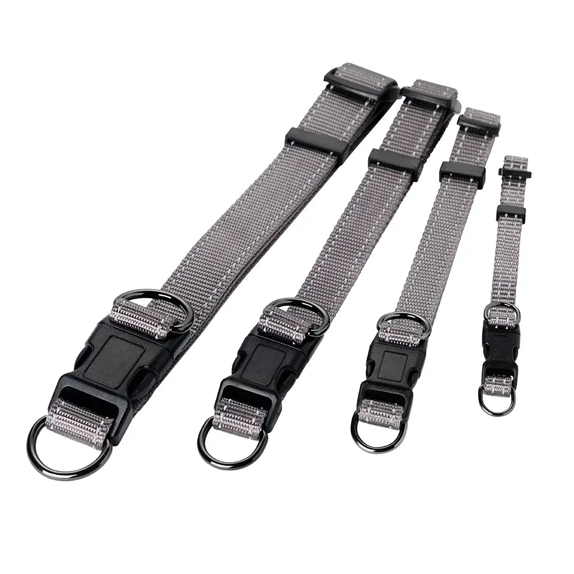 Dogman Iris Ställbart Hundhalsband - Grå