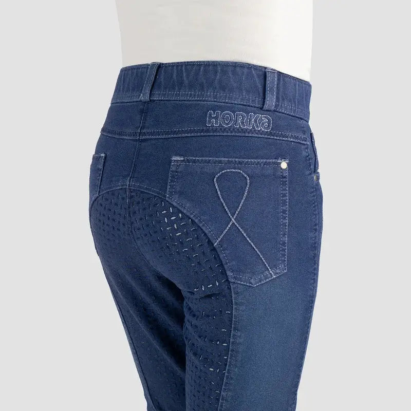 Horka Denim Ridbyxor Roma Barn - Marinblå