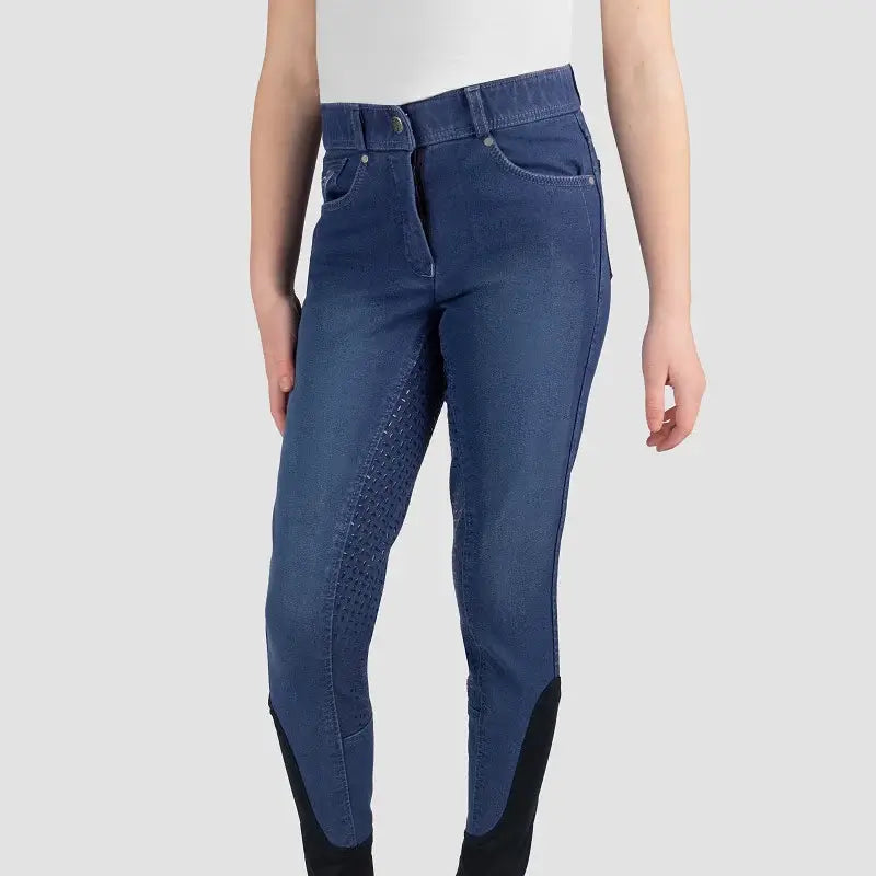 Horka Denim Ridbyxor Roma Barn - Marinblå