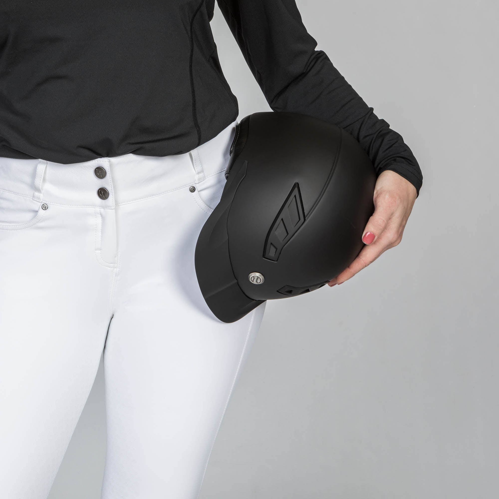 Back on Track Julia Ridbyxor Knäskodda – Vit