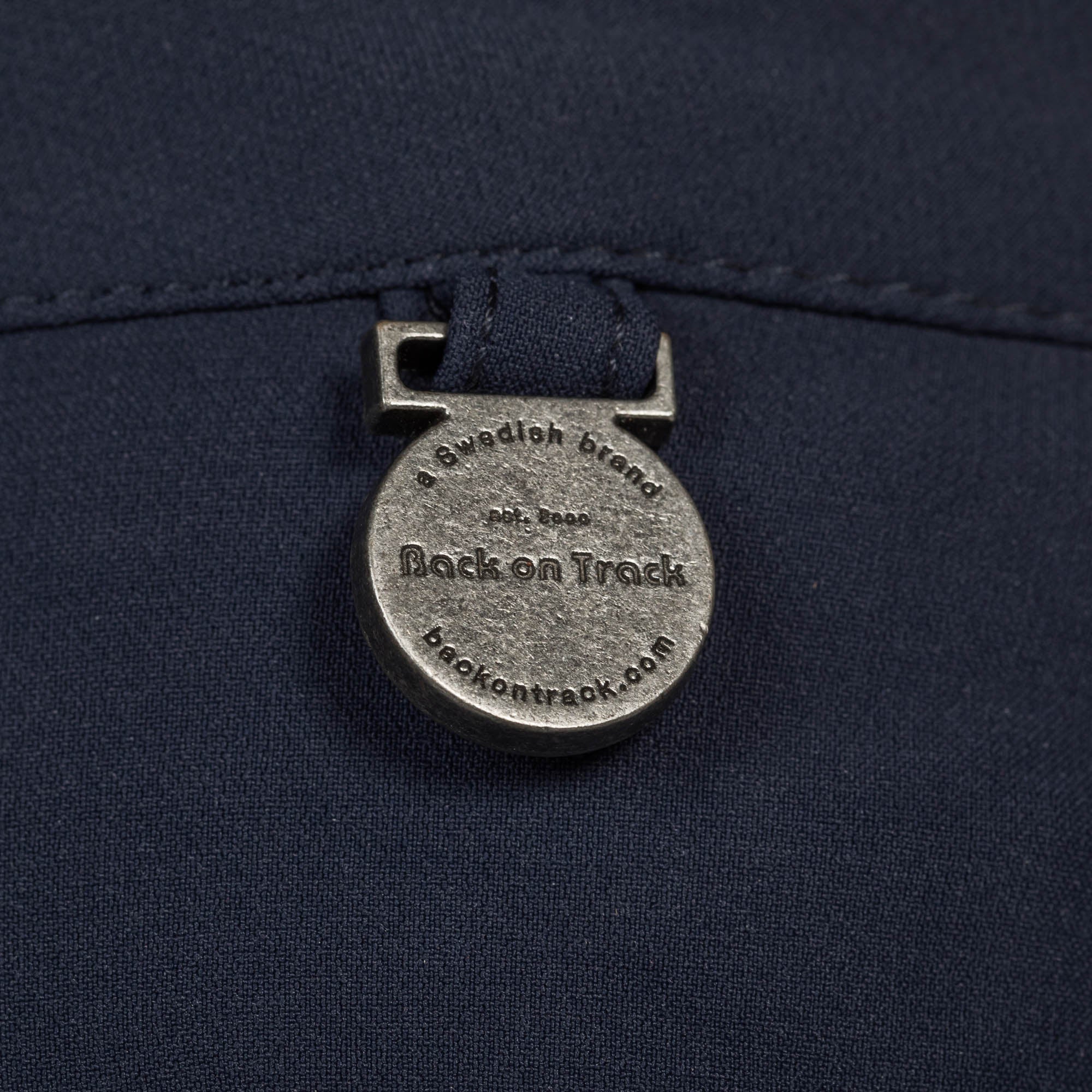 Back on Track Julia Ridbyxor Helskodda – Marinblå