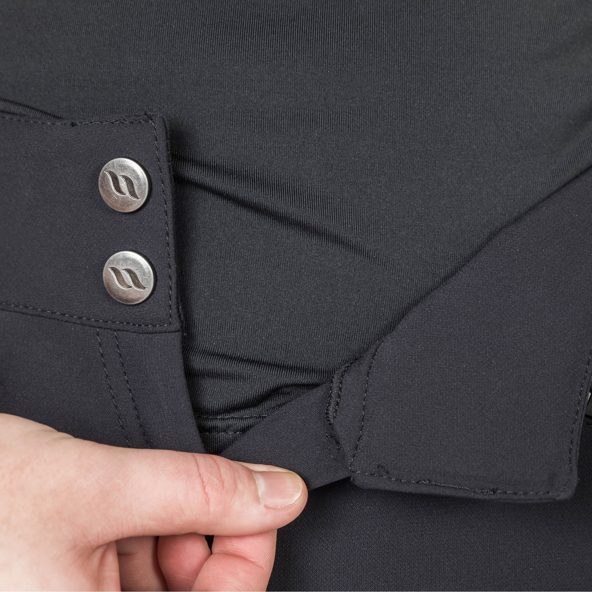 Back on Track Katie Ridbyxor Knäskodda – Svart