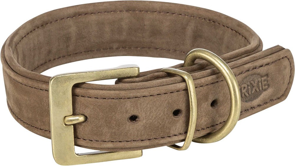 Trixie Pure Halsband Läder - Brun