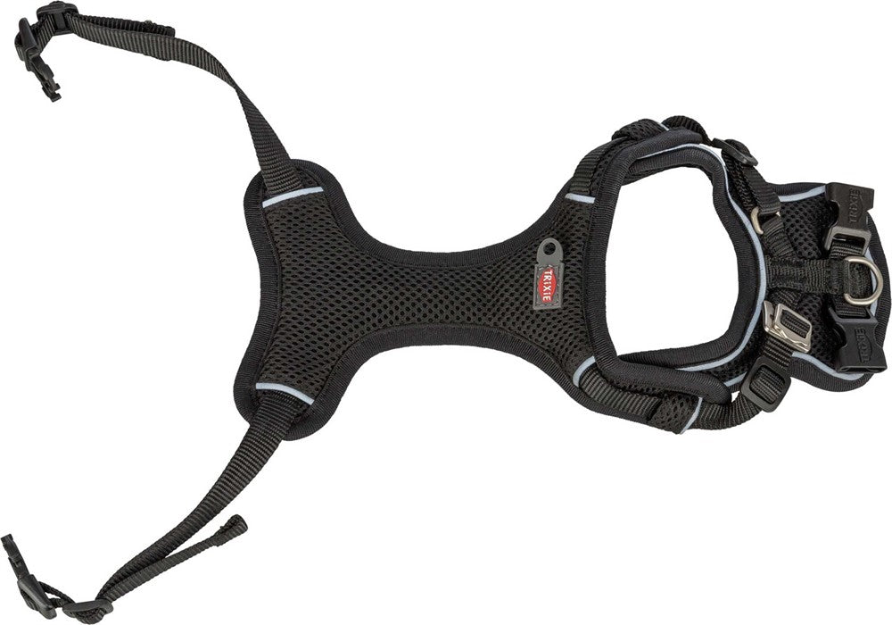 Trixie Premium FlexMesh sele bred - Svart