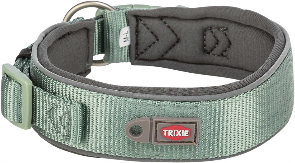 Trixie Premium halsband X-bred - Sage/grafit