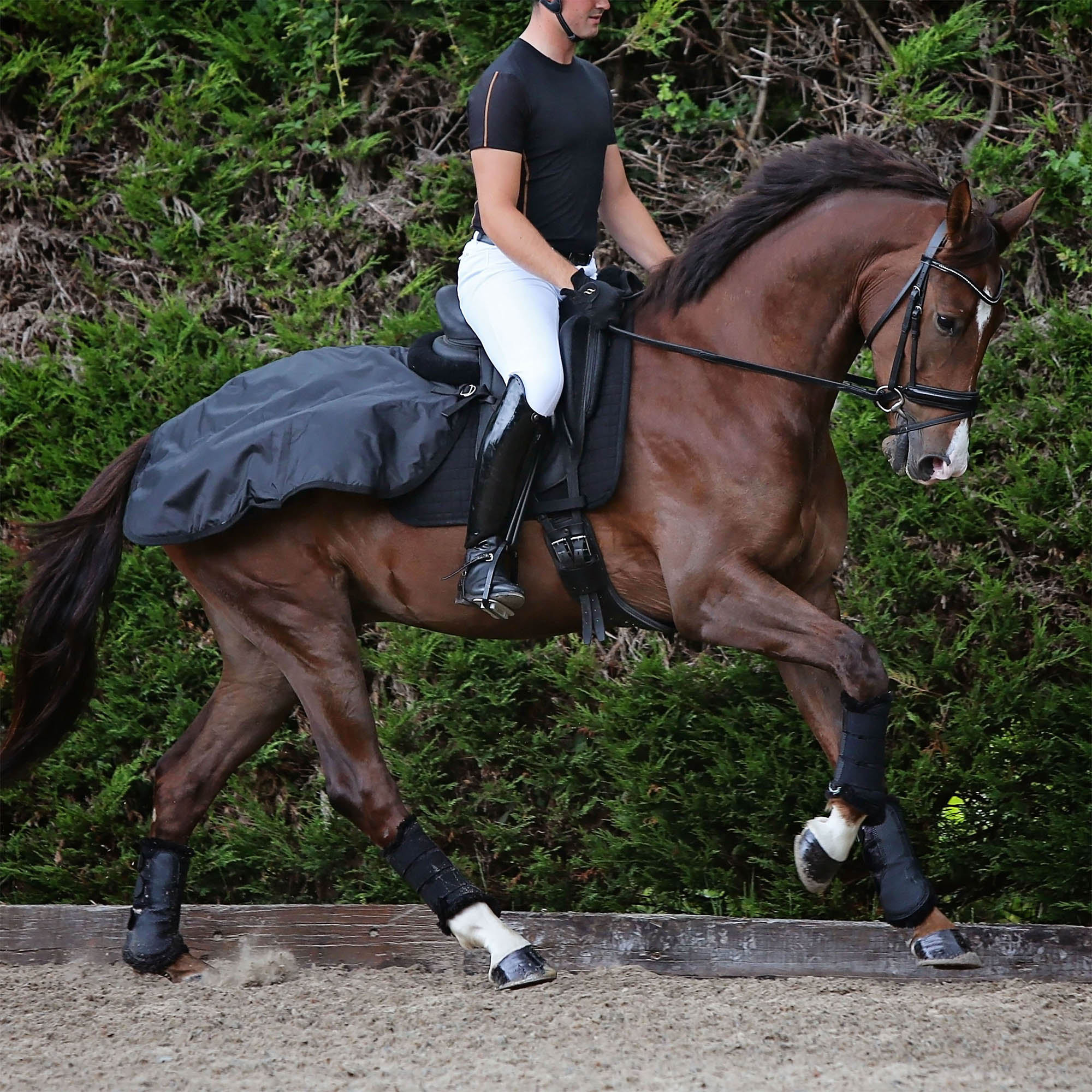 Back on Track Ländtäcke – Svart