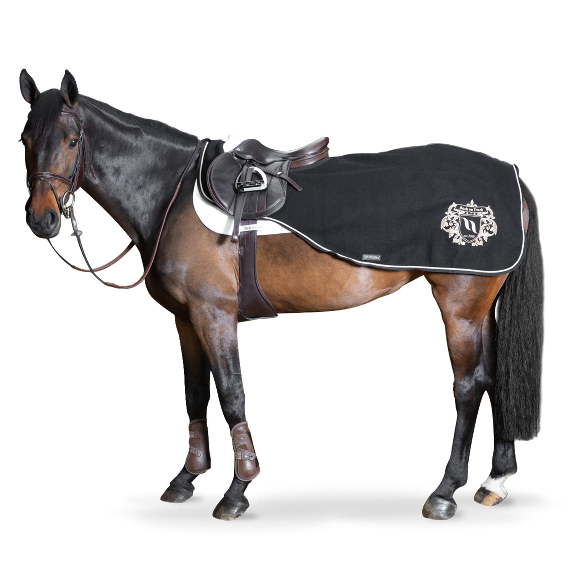 Back on Track William Skrittäcke i Ull – Svart