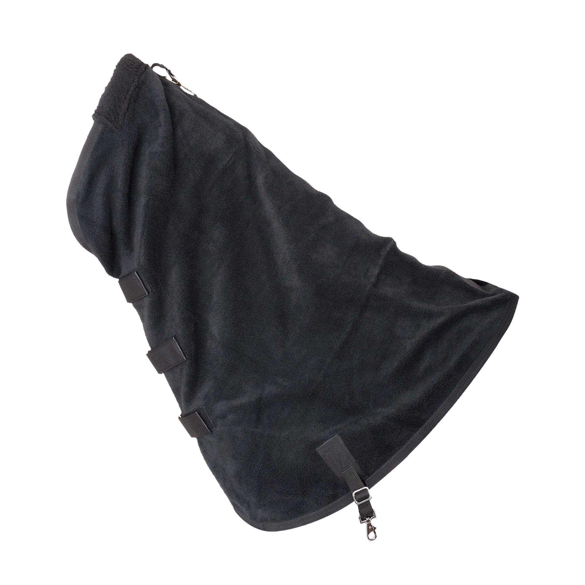 Back on Track Halsdel till Hästtäcke Fleece – Svart