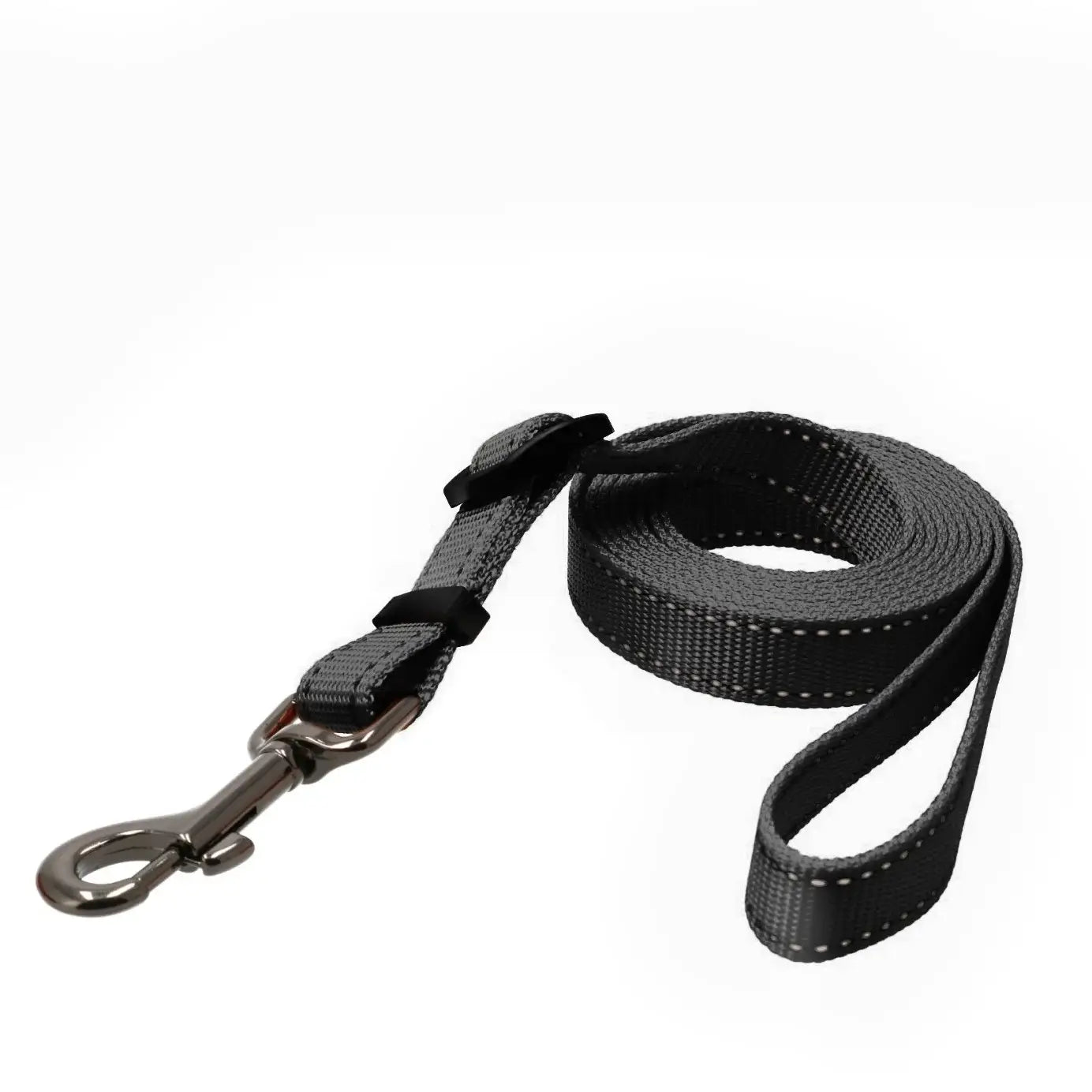 Dogman Iris Ställbart Hundkoppel - Svart