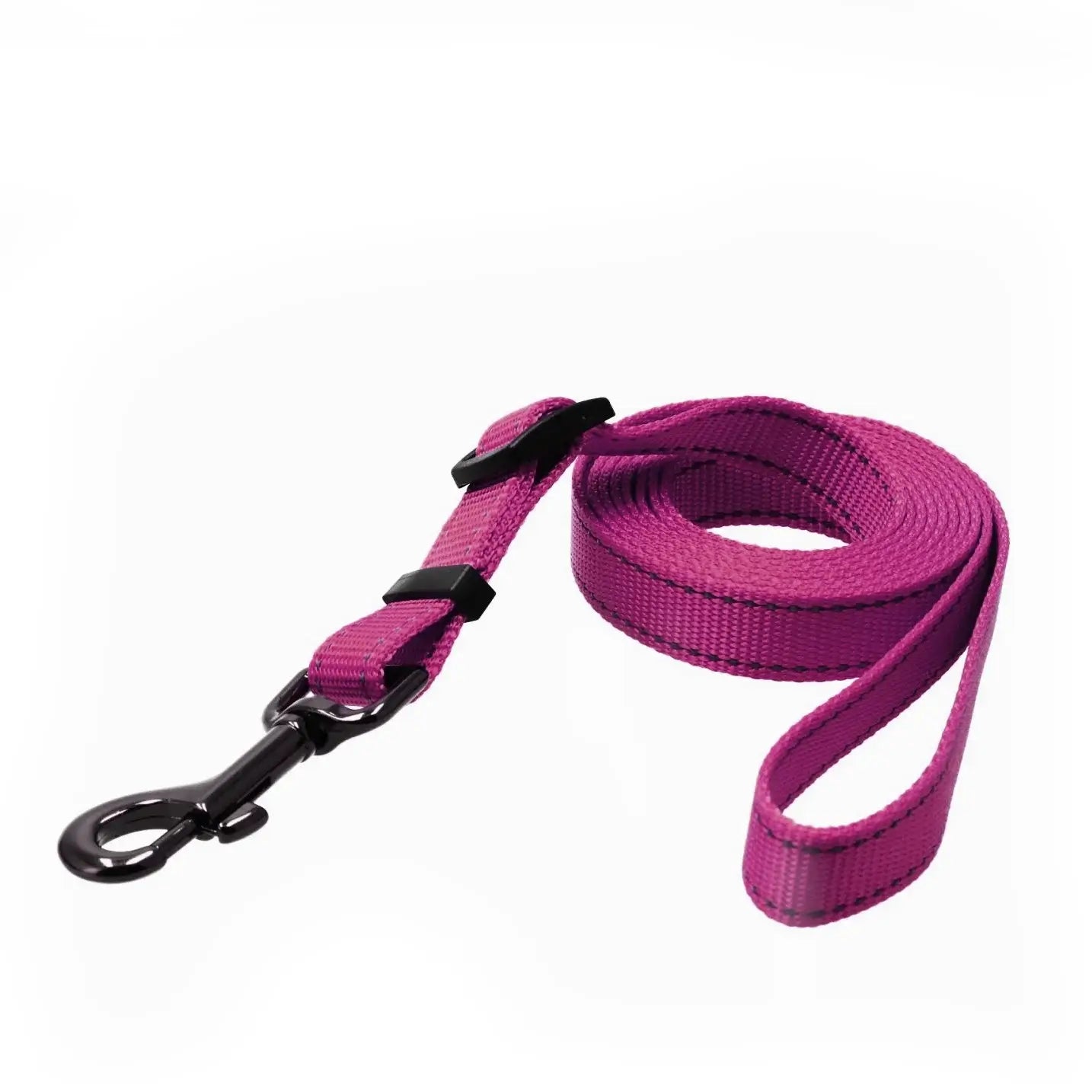 Dogman Iris Ställbart Hundkoppel - Rosa