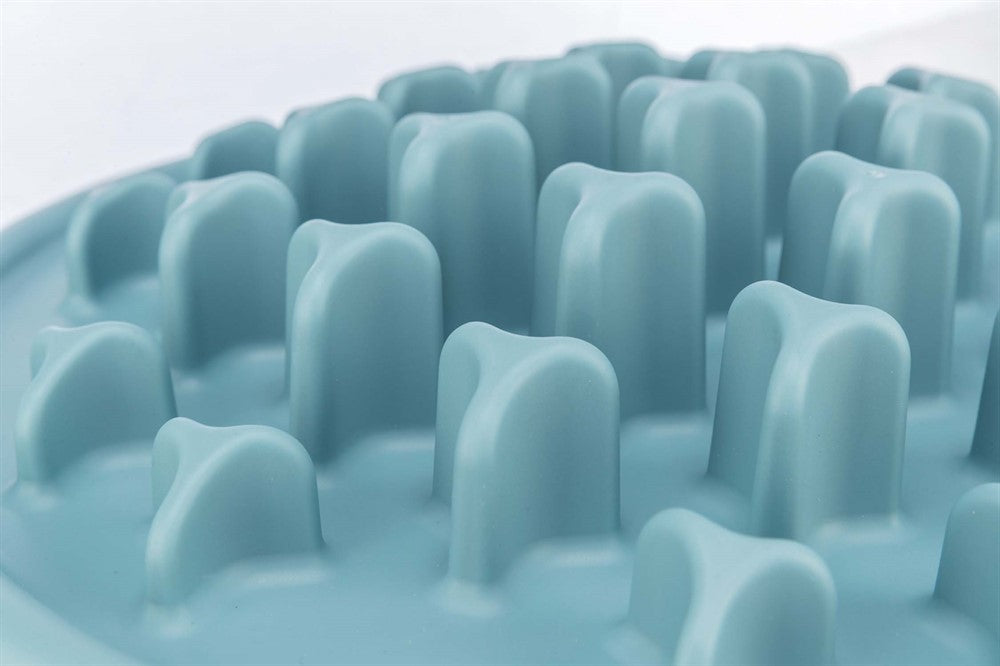 Trixie Slow Feed fodermatta "pelare" 35 cm - Blå