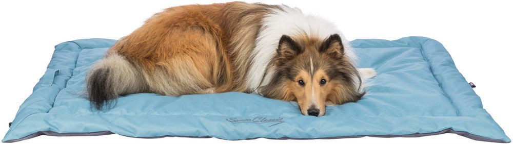 Trixie Samoa Classic resefilt med kylfack - Isblå/grå