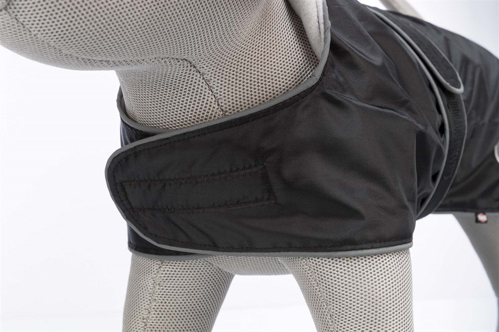 Trixie Orléans Hundtäcke Reflex/Fleece - Svart