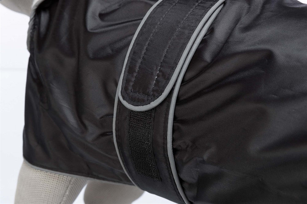 Trixie Orléans Hundtäcke Reflex/Fleece - Svart