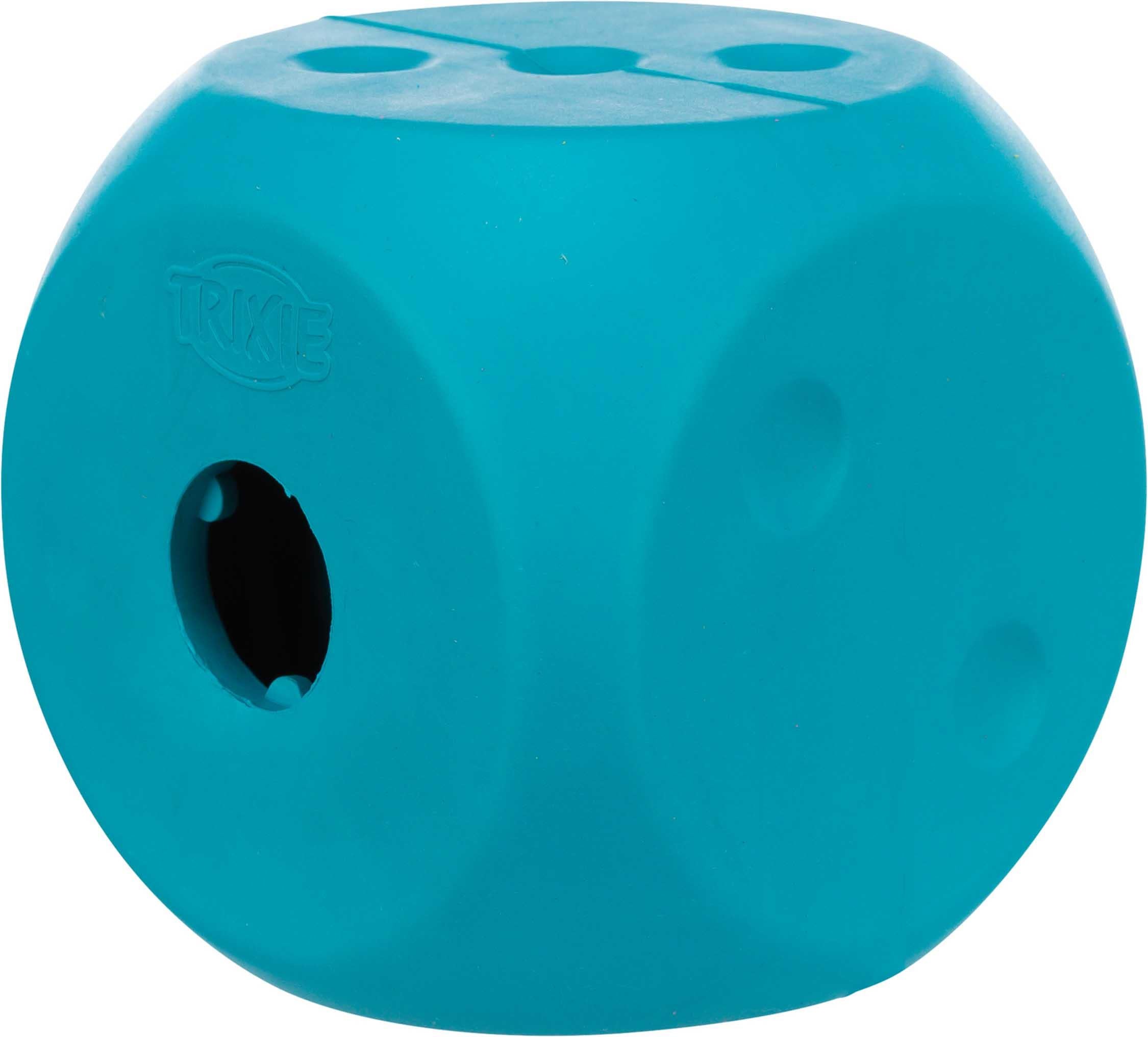 Trixie Snack cube i naturgummi 10×10×10 cm - Blå