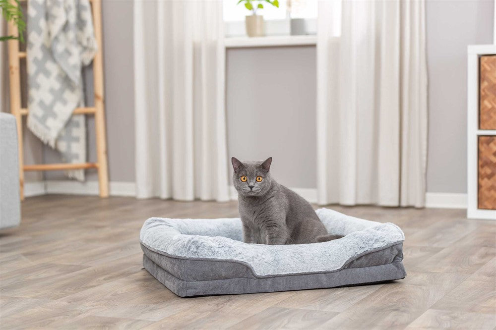 Trixie Lino vital bädd rektangulär - Grå/ljusgrå