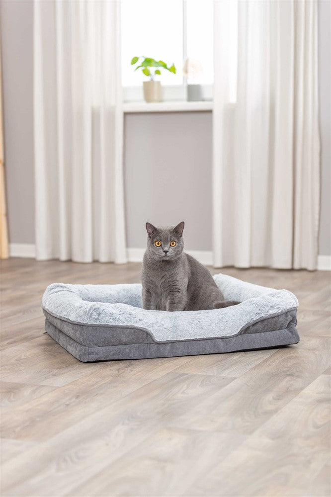 Trixie Lino vital bädd rektangulär - Grå/ljusgrå