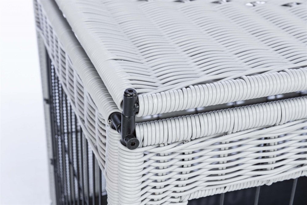 Trixie Stålbur polyrotting ljusgrå - M: 58×h60×77 cm