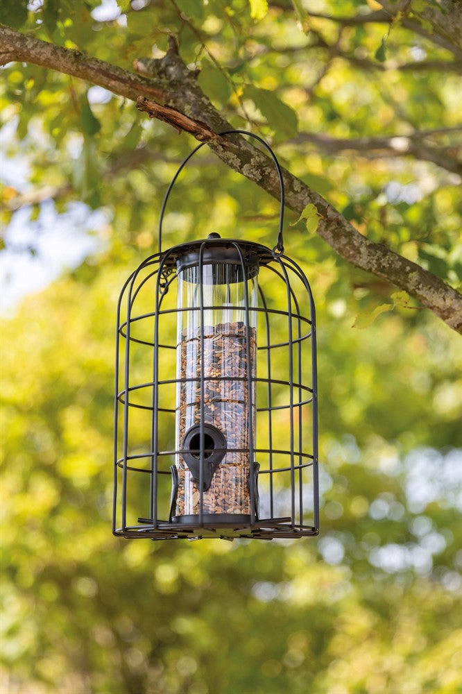 Trixie Vildfågelmatare med skyddsgaller ø 17×26 cm - Svart