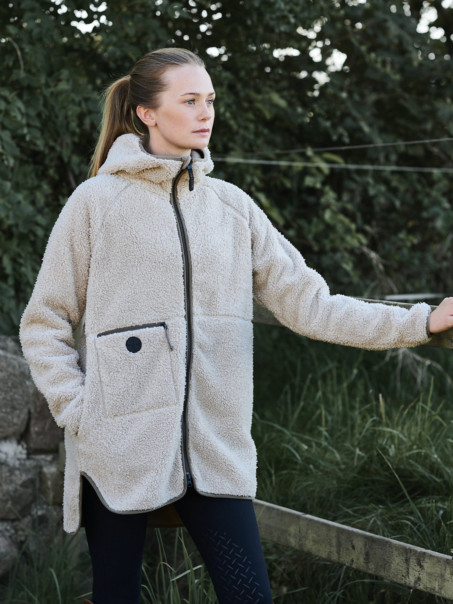 Jacson Nora Teddyjacka - Beige