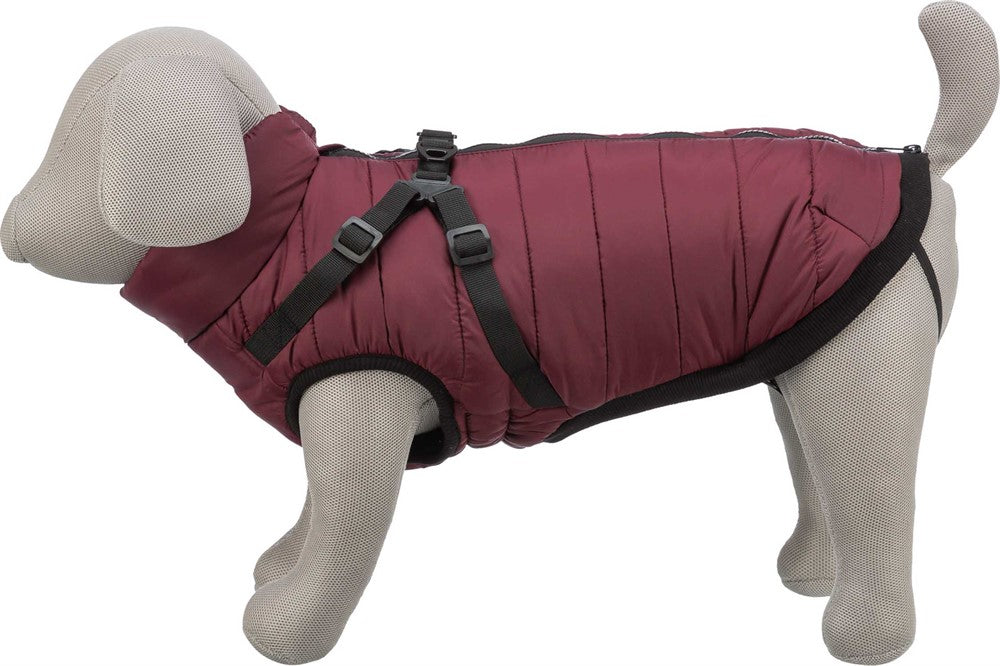 Trixie Vintertäcke med sele Pirou - Sangria