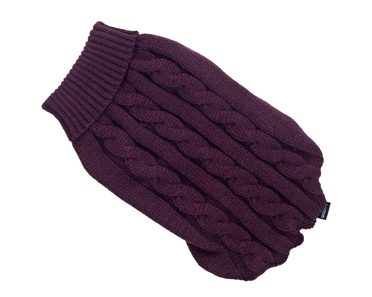 Dogman Gina Stickad Tröja - Vinröd