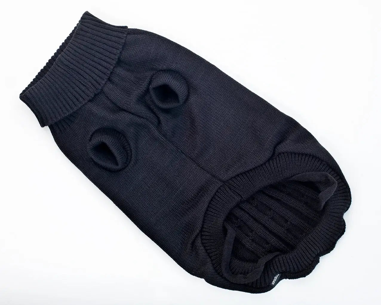 Dogman Gina Stickad Tröja - Svart