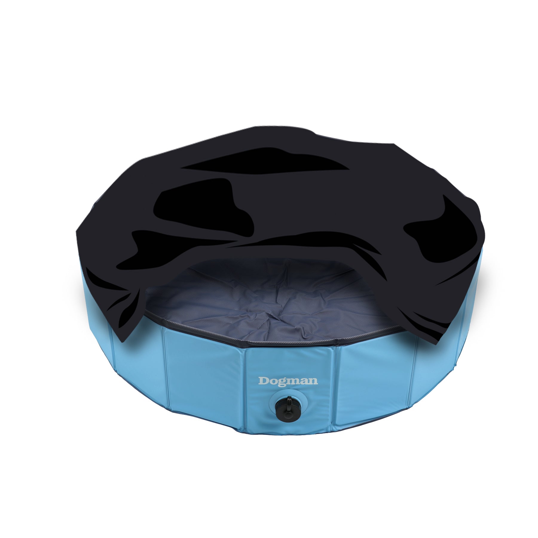 Dogman Poolöverdrag till hundpool - Svart