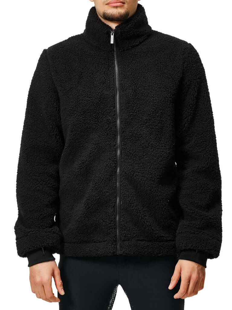 Equestrian Stockholm Teddy Fleecejacka Herr - Black Edition
