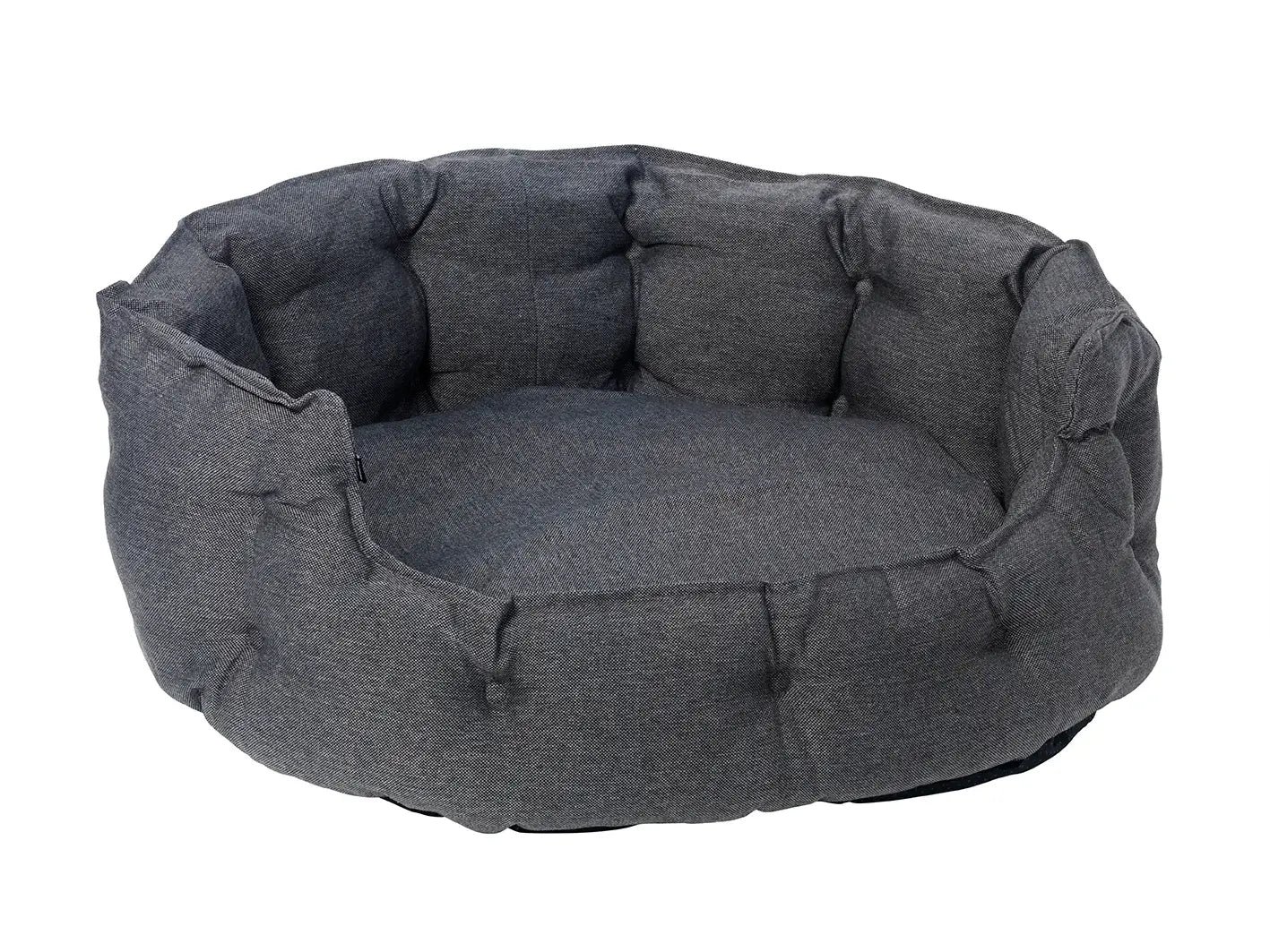 Dogman Classy Memory Foam Oval Hundbädd - Grå