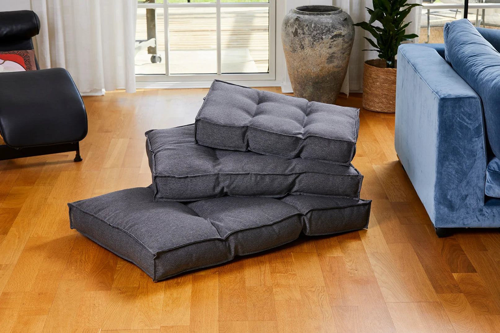 Dogman Classy Memory Foam Hunddyna - Grå