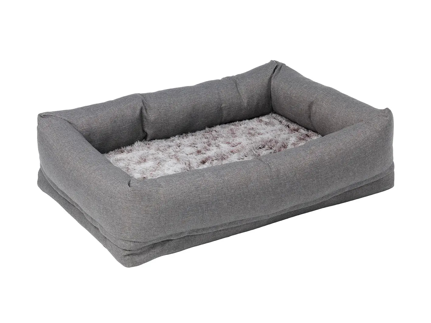 Dogman Classy Memory Foam Rektangulär Hundbädd - Beige