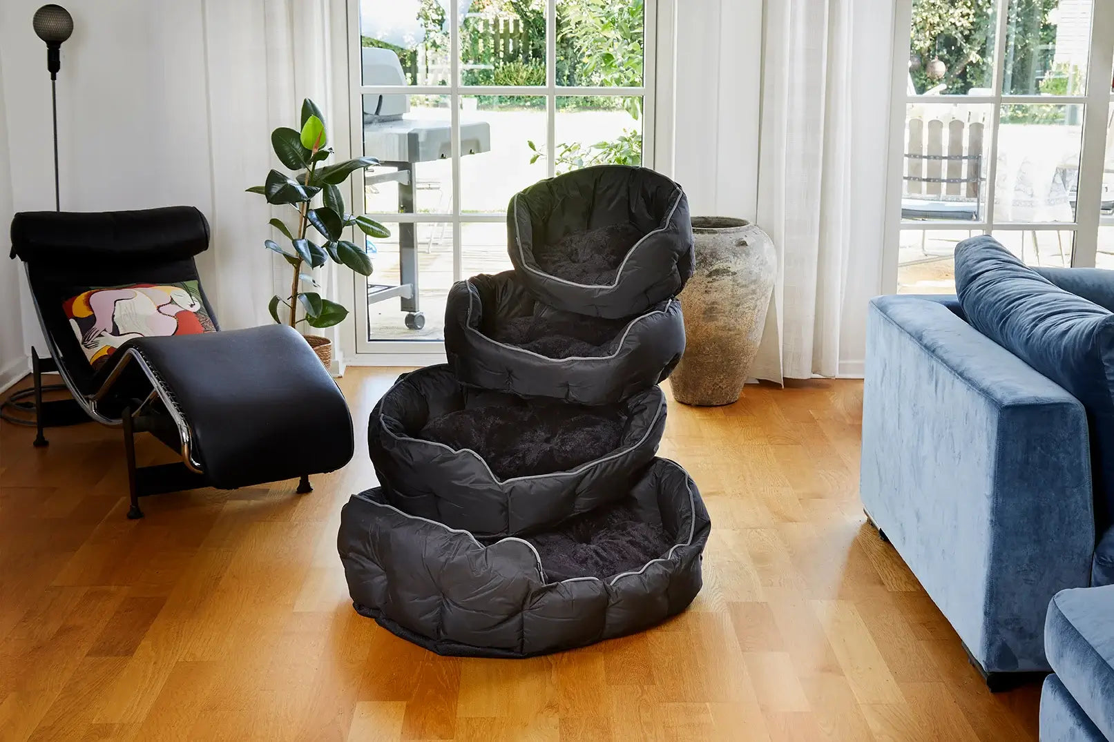 Dogman Buddy Oval Hundbädd - Svart