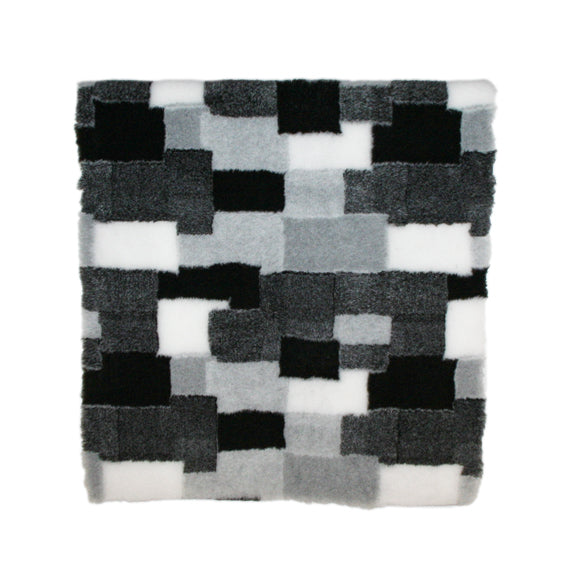 Maxifällen antiglid 150x100 cm Patch - Svart/grå/vit