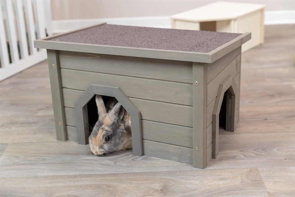 Trixie Smådjurshus Natura 50×30×37 cm - Grå/grön