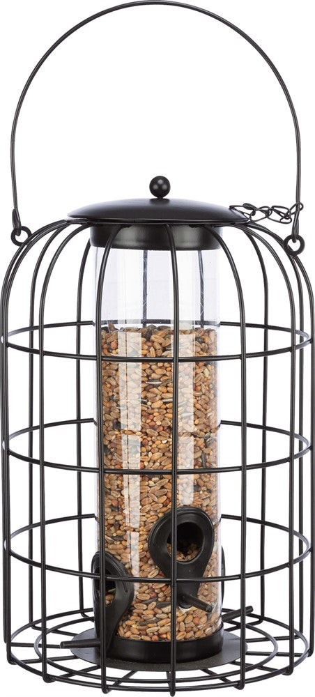 Trixie Vildfågelmatare med skyddsgaller ø 17×26 cm - Svart