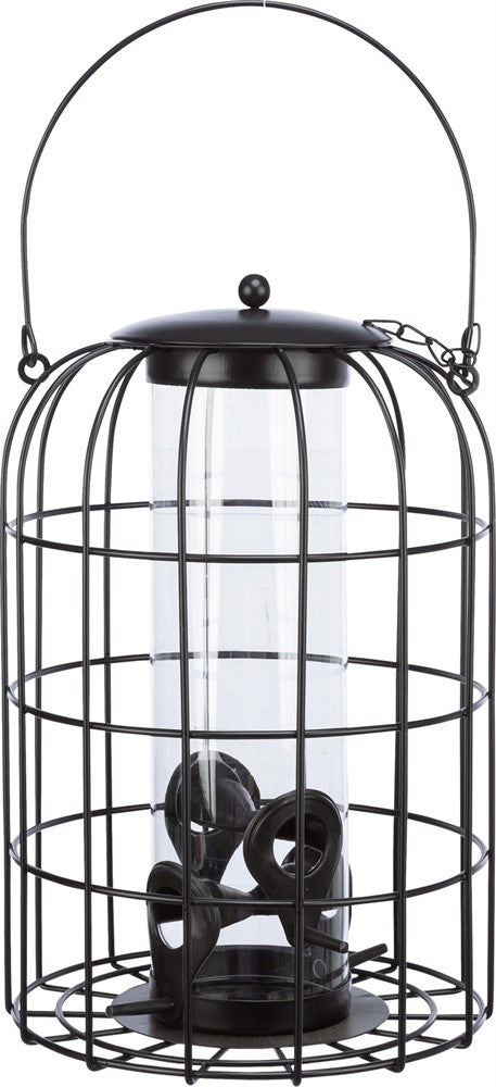 Trixie Vildfågelmatare med skyddsgaller ø 17×26 cm - Svart