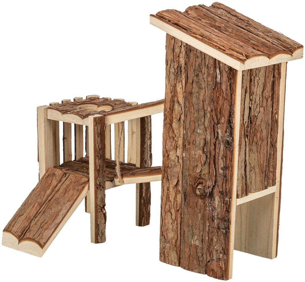 Trixie Tjorven lekhus mus/hamster barkträ 32x19x29 cm