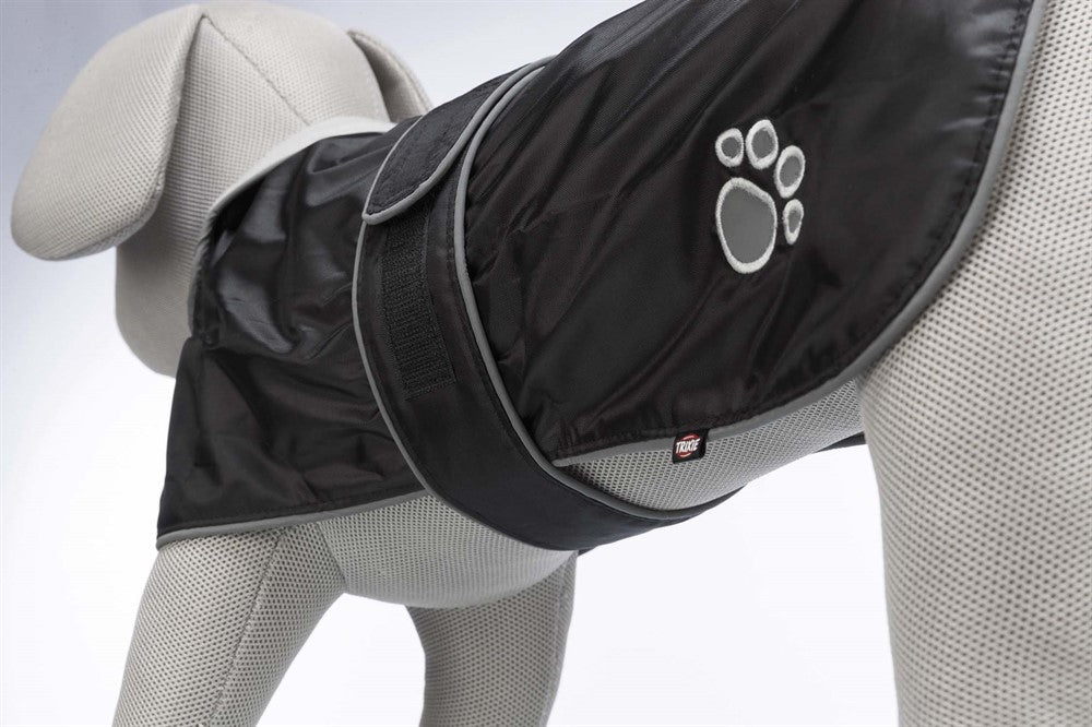 Trixie Orléans Hundtäcke Reflex/Fleece 60 cm - Svart