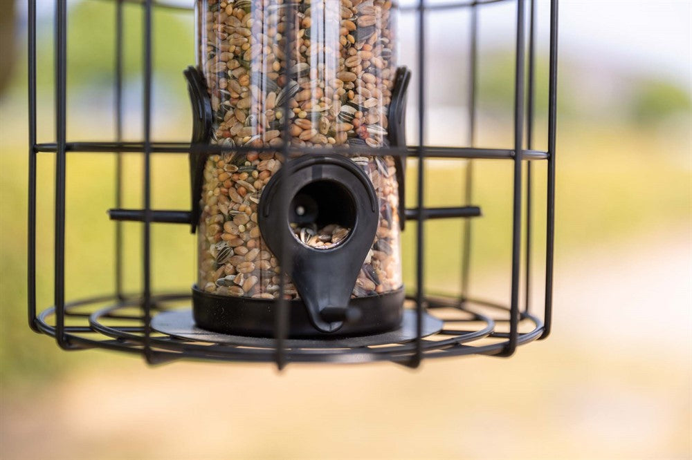 Trixie Vildfågelmatare med skyddsgaller ø 17×26 cm - Svart