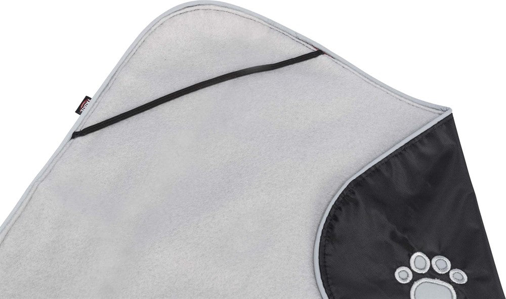 Trixie Orléans Hundtäcke Reflex/Fleece 60 cm - Svart