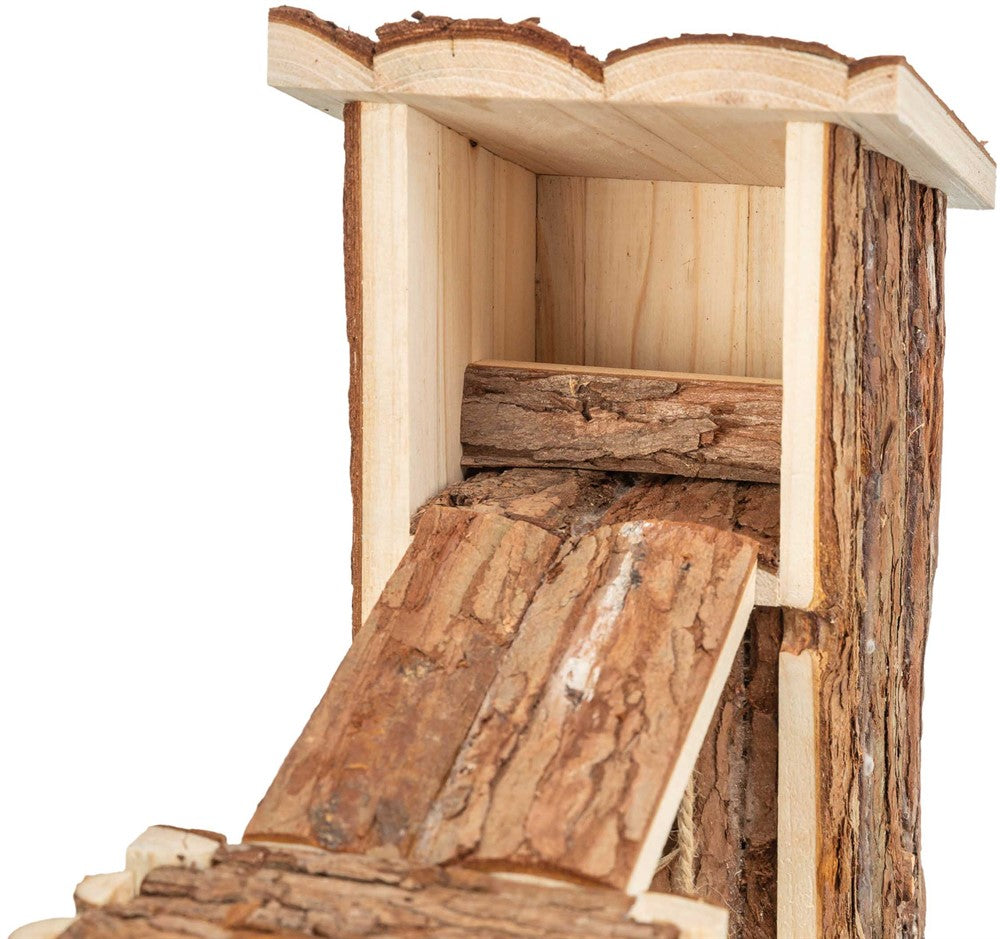 Trixie Tjorven lekhus mus/hamster barkträ 32x19x29 cm