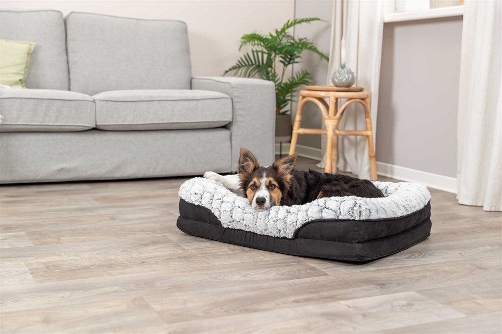 Trixie Lino vital bädd rektangulär - Svart/grå