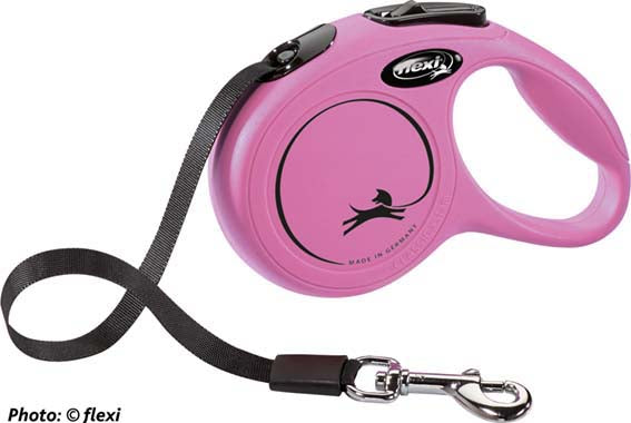 Flexi New CLASSIC XS: 3 m band - Rosa