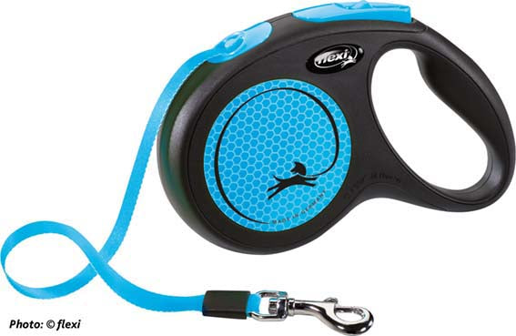 Flexi New NEON band M: 5 m - Neon blå